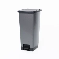 Botes De Basura Y Contenedores De Reciclaje>Cubo De Basura Carbono Cover Con Pedal 40L