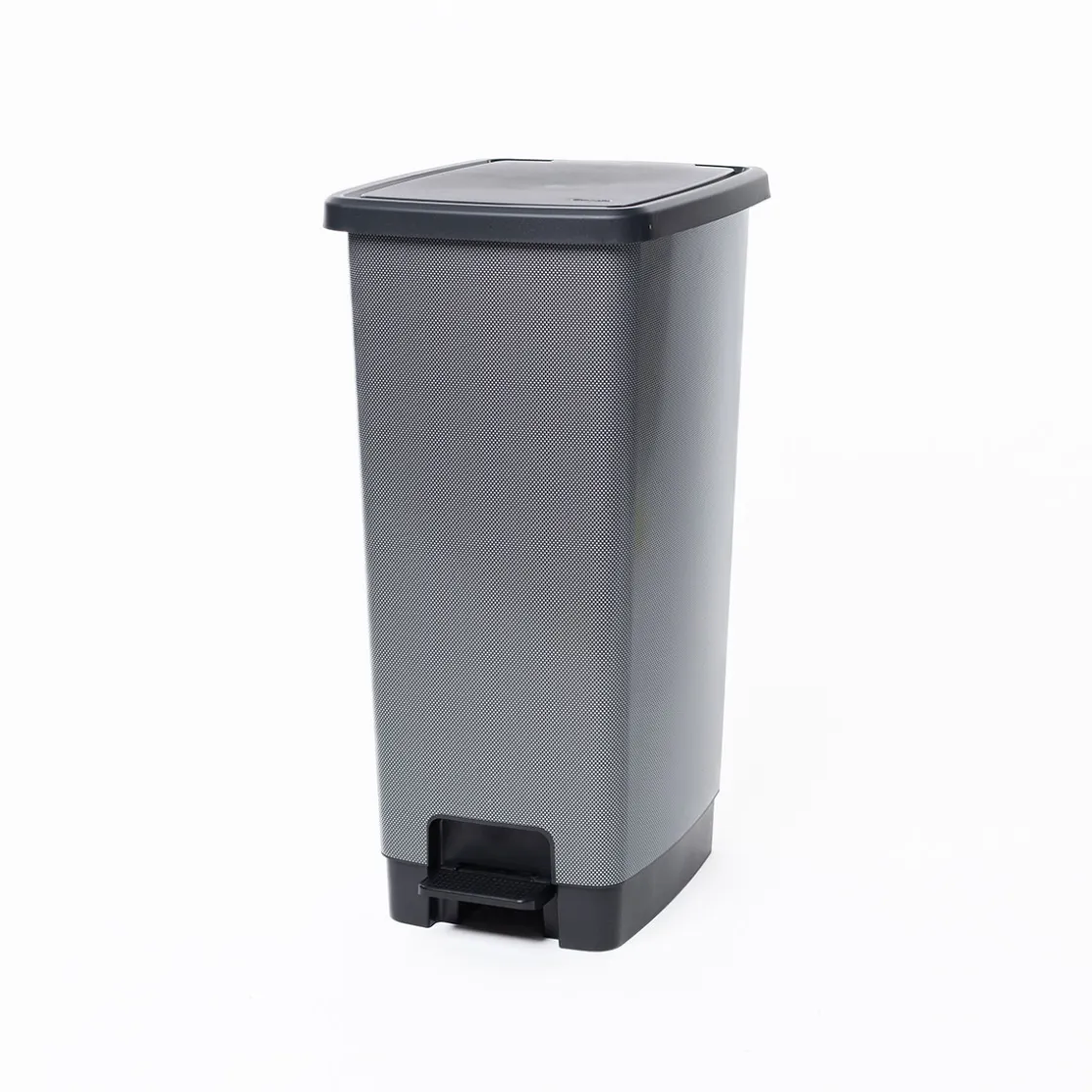 Botes De Basura Y Contenedores De Reciclaje>Cubo De Basura Carbono Cover Con Pedal 40L