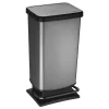 Botes De Basura Y Contenedores De Reciclaje>Cubo De Basura Con Pedal 40L Carbono