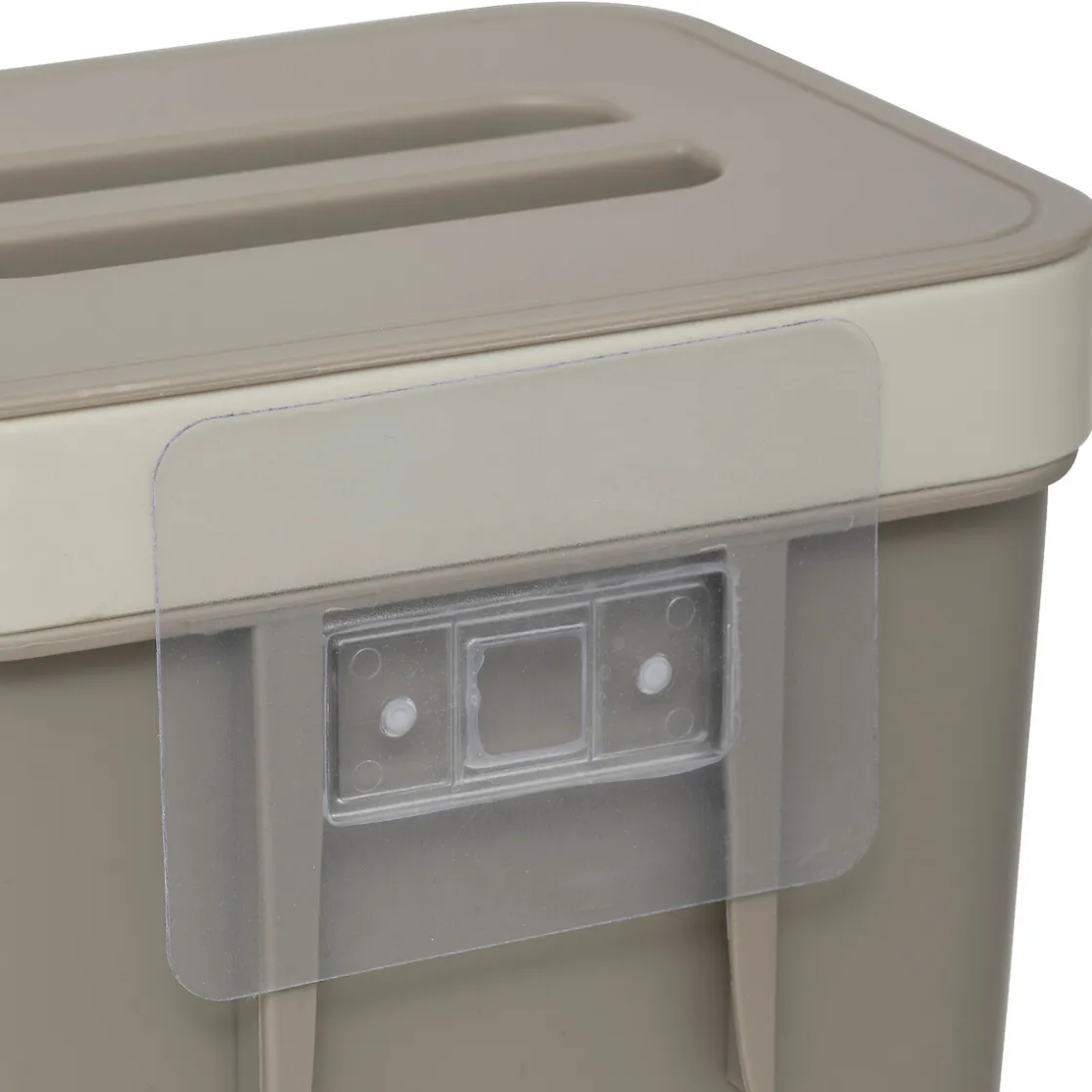 Botes De Basura Y Contenedores De Reciclaje>Cubo de basura con soporte beige 5l