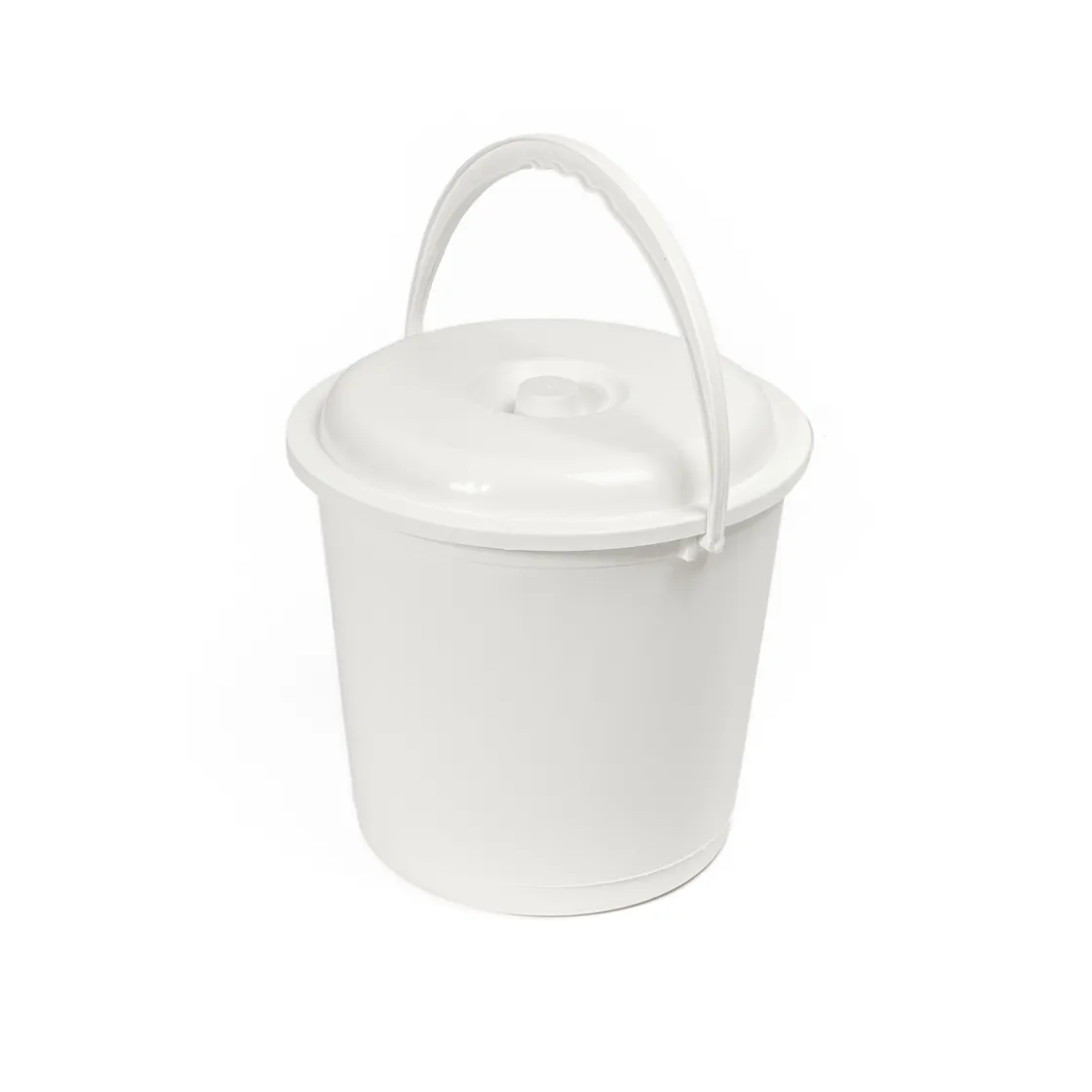 Botes De Basura Y Contenedores De Reciclaje>Cubo De Basura Con Tapa 16L Europa Blanco