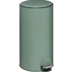 5five Botes De Basura Y Contenedores De Reciclaje>Cubo de basura DELTA verde de Metal 30l
