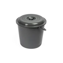 Botes De Basura Y Contenedores De Reciclaje>Cubo de basura EUROPA gris oscuro 16L
