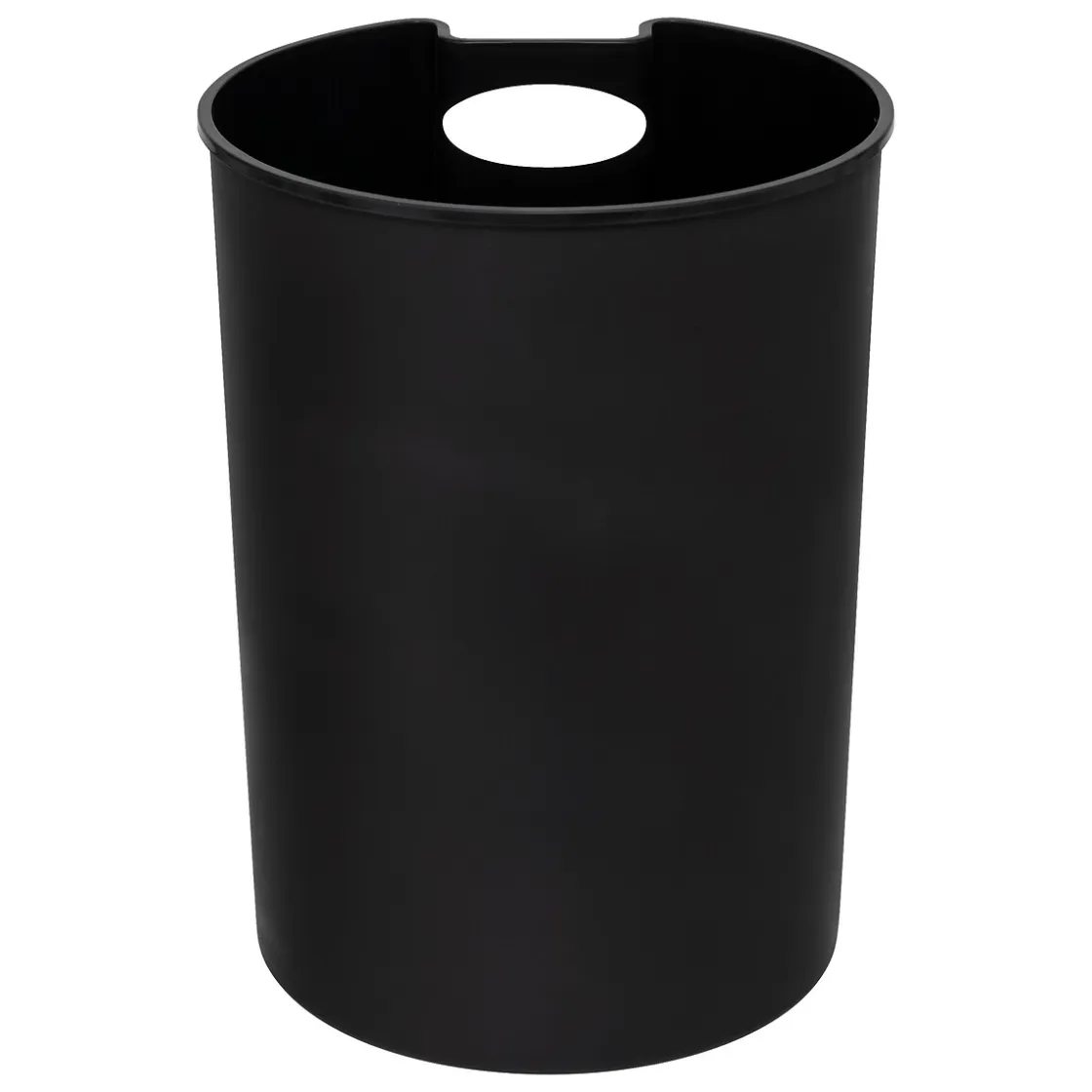 5five Botes De Basura Y Contenedores De Reciclaje>Cubo de basura negro de metal con pedal DELTA 6l