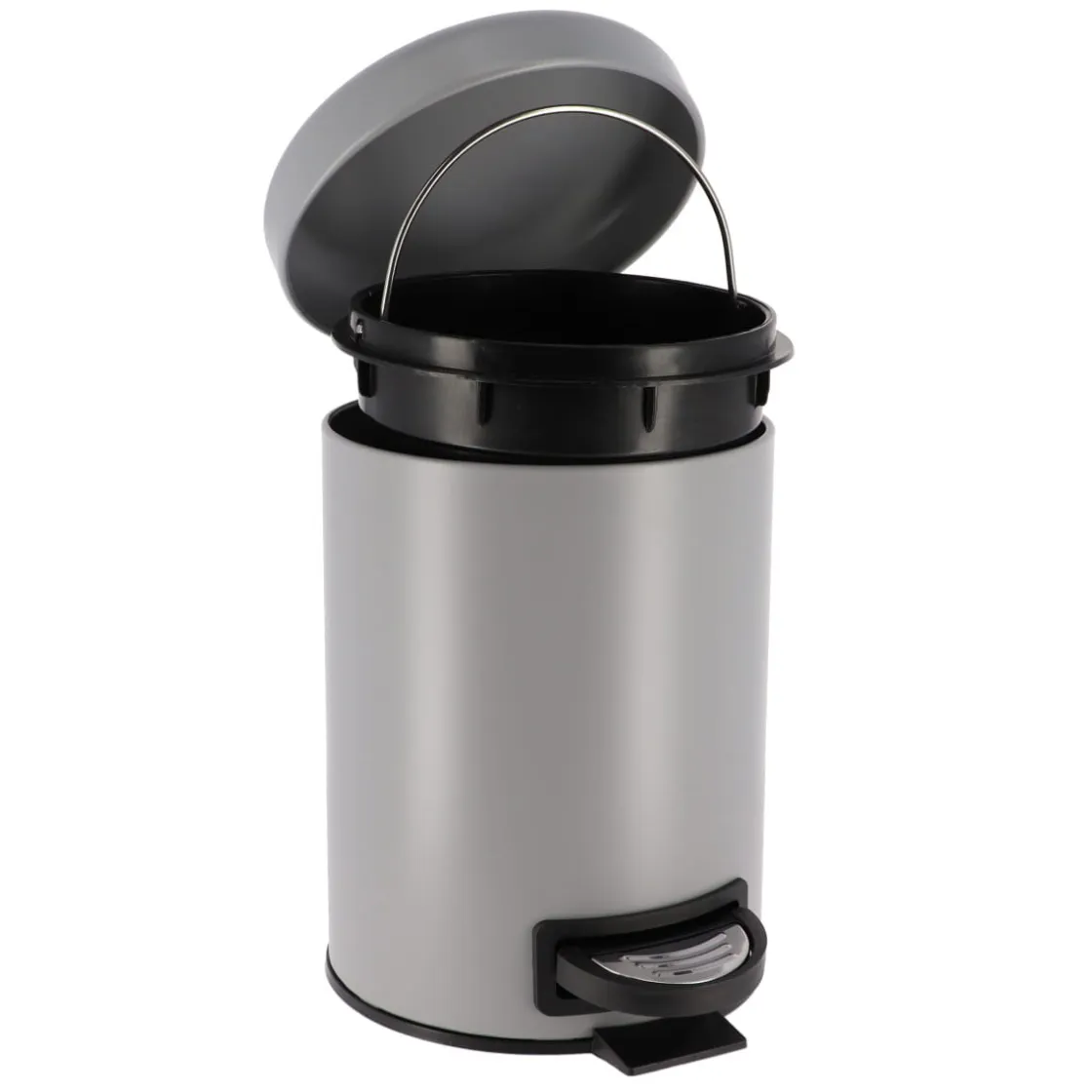 Cubos>Cubo De Basura P/Baño Cierre Suave 3L