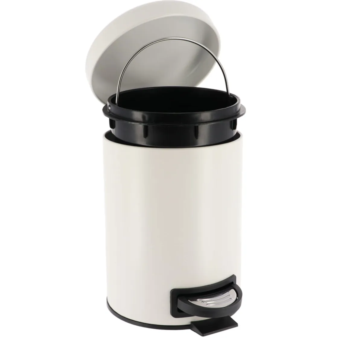 Cubos>Cubo De Basura P/Baño Cierre Suave 3L