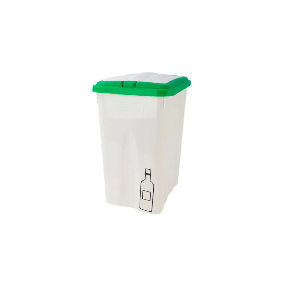 Botes De Basura Y Contenedores De Reciclaje>Cubo De Reciclaje De Plástico C/Tapa 21L