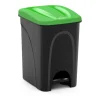 Botes De Basura Y Contenedores De Reciclaje>Cubo De Reciclaje De Plástico 25L Verde