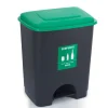 Botes De Basura Y Contenedores De Reciclaje>Cubo De Reciclaje De Plástico 35L Verde