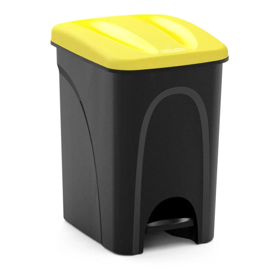 Botes De Basura Y Contenedores De Reciclaje>Cubo De Reciclaje Plástico 25L Amarillo