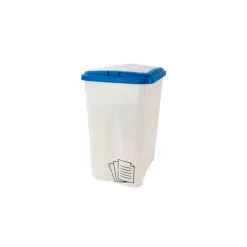 Botes De Basura Y Contenedores De Reciclaje>Cubo de Reciclaje Plástico C/Tapa 21L