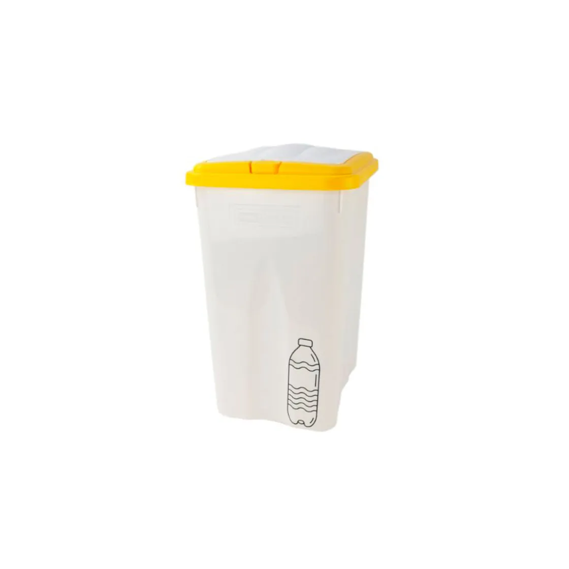Botes De Basura Y Contenedores De Reciclaje>Cubo De Reciclaje Plástico C/Tapa 21L