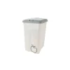 Botes De Basura Y Contenedores De Reciclaje>Cubo De Reciclaje Plástico C/Tapa Gris
