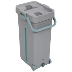 5five Fregonas Y Paños>Cubo mecánico SKY gris con mopa 5 litros
