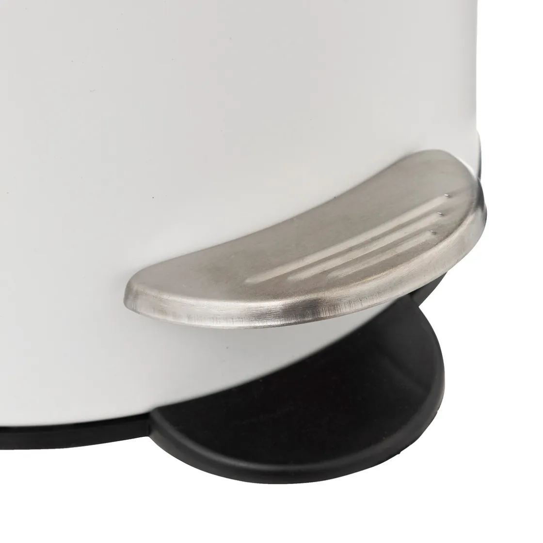 5five Cubos>Cubo MODERN blanco de metal softclose 3L