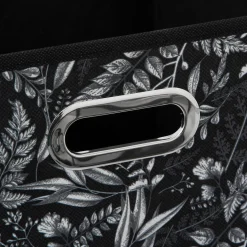 Cajas De Almacenamiento Y Organizadores>Cubo Organizador Negra Botanical 31x31cm