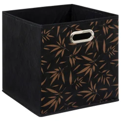 Cajas De Almacenamiento Y Organizadores>Cubo Organizador Negra Casual 31x31cm