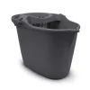deborla Auxiliares De Limpieza>Cubo Ovalado De Plast.Con Pico 15L Gris