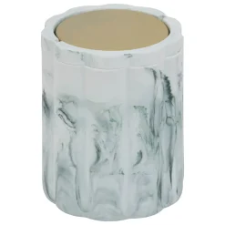 5five Accesorios De Lavabo>Cubo para encimera MARBY blanco de poliresina 1.5L