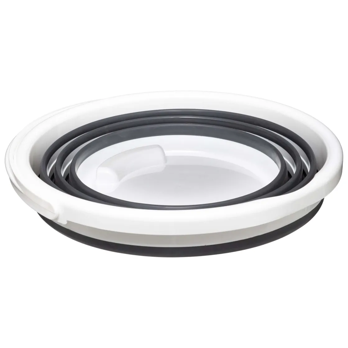 5five Cestas Y Palanganas>Cubo Retráctil 10L Blanco/Gris
