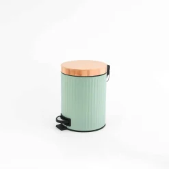 Cubos>Cubo wc verde de metal 5L