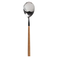 Cuchillería>Cuchara De Mesa Lune Inox C/Mango Madera