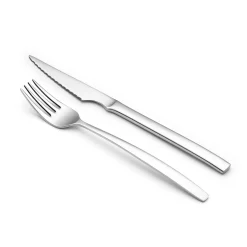 secret d'gourmet Cuchillería>Cuchillo Chuletero+Tenedor De Mesa