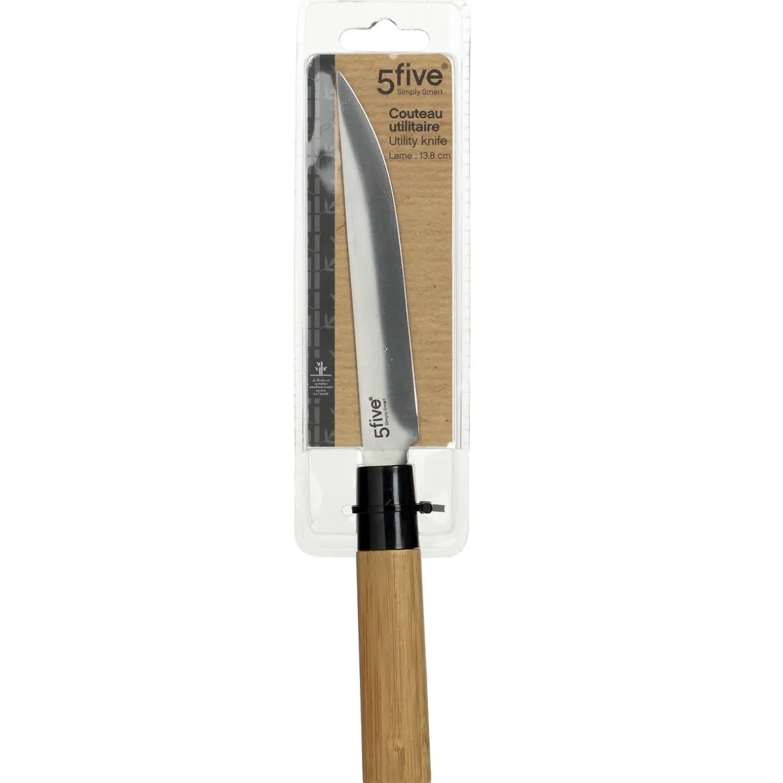 5five Placas Calefactoras Y Tablas De Cortar>Cuchillo Multiusos C/Mango De Bambú