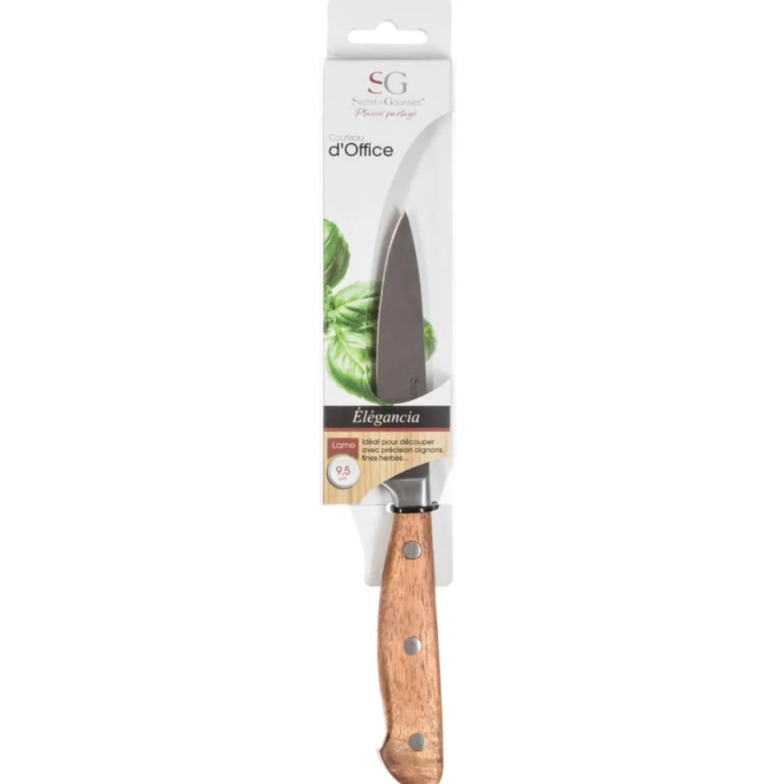 secret d'gourmet Placas Calefactoras Y Tablas De Cortar>Cuchillo Pelador Elegancia Mango Madera