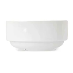 Cuencos, Fuentes Y Ensaladeras>Cuenco Apilable Blanco De Porcelana 42cl