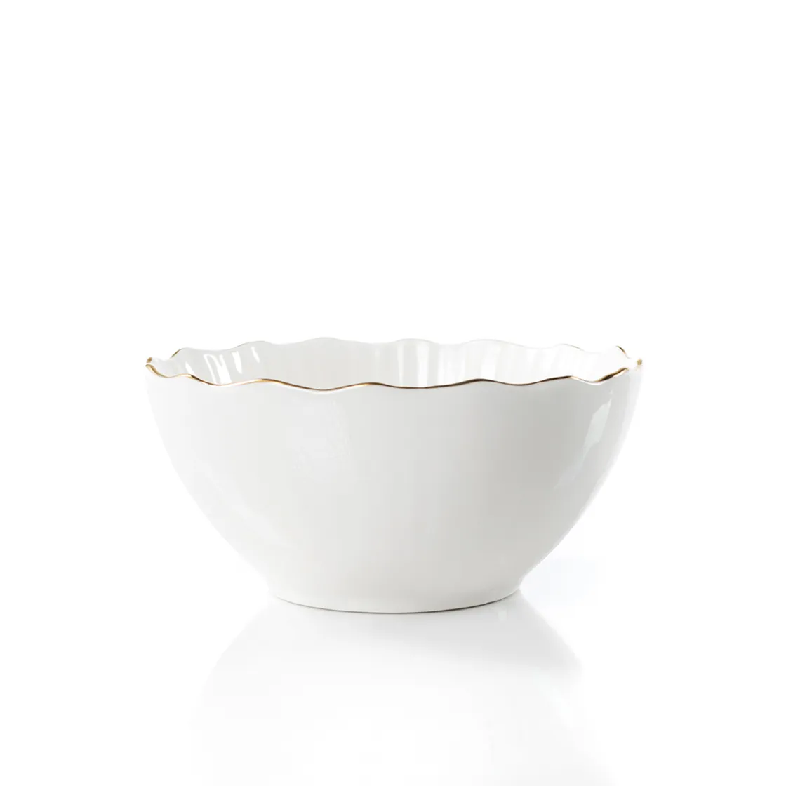 secret d'gourmet Cuencos, Fuentes Y Ensaladeras>Cuenco Aubrey Blanco De Gres 15cm