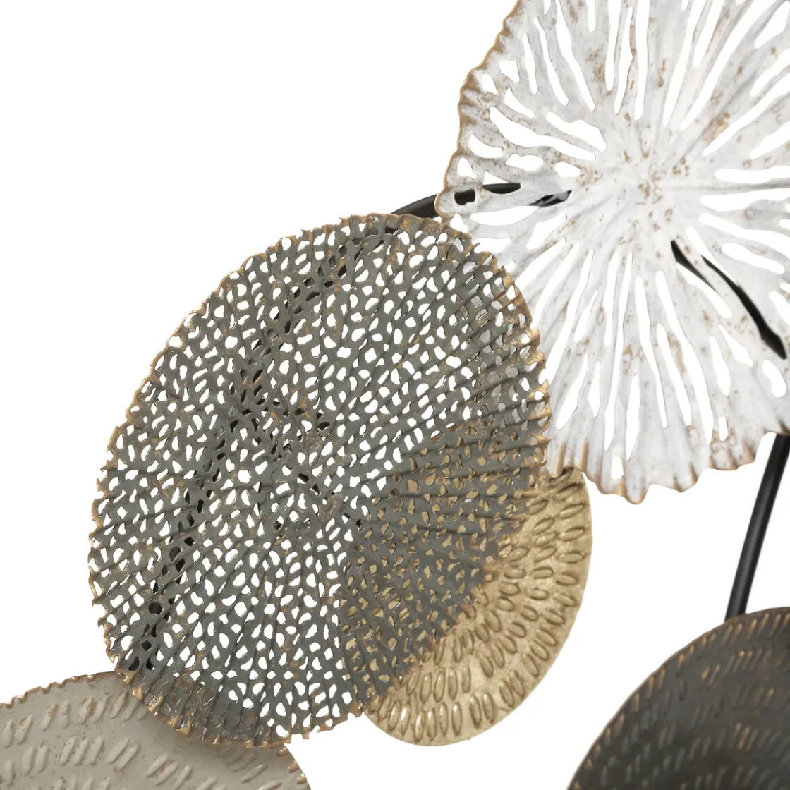 atmosphera Lienzos Y Cuadros Decorativos|Estilo Contemporaneo>Decoración De Pared Leana Metal 80x80Cm