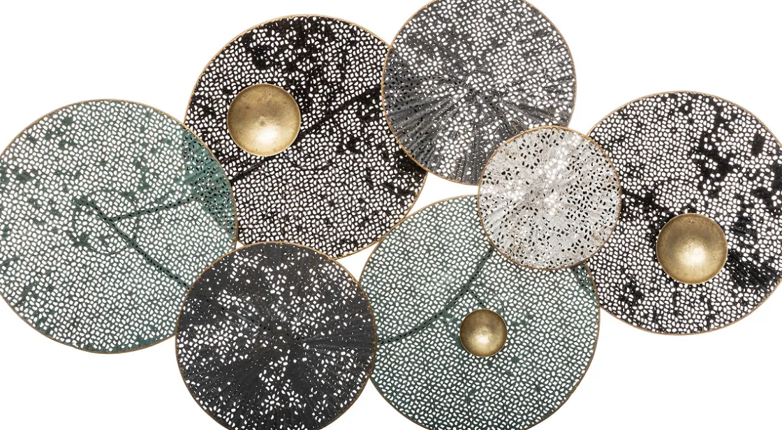 atmosphera Lienzos Y Cuadros Decorativos>Decoración De Pared Nenuphar 90x51x7Cm