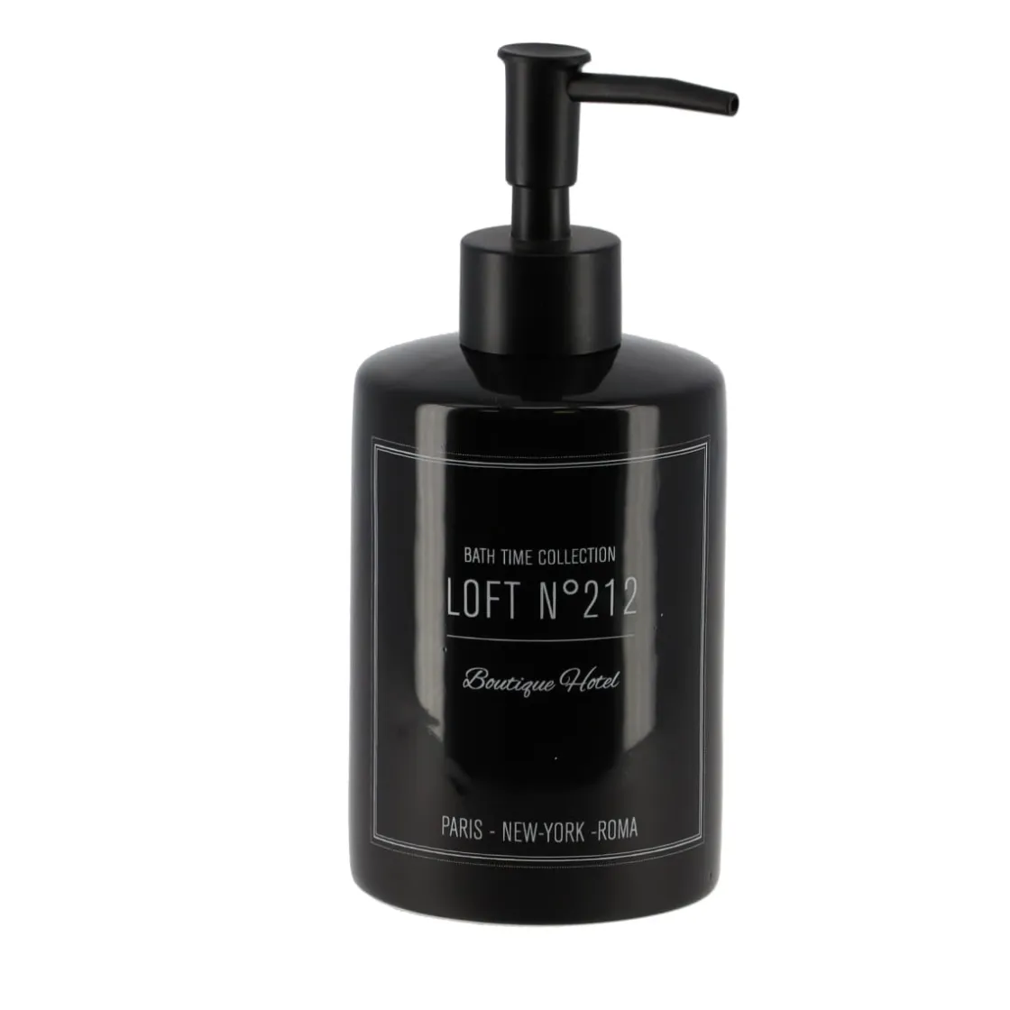 Accesorios De Lavabo>Dispensador de jabón líquido LOFT negro