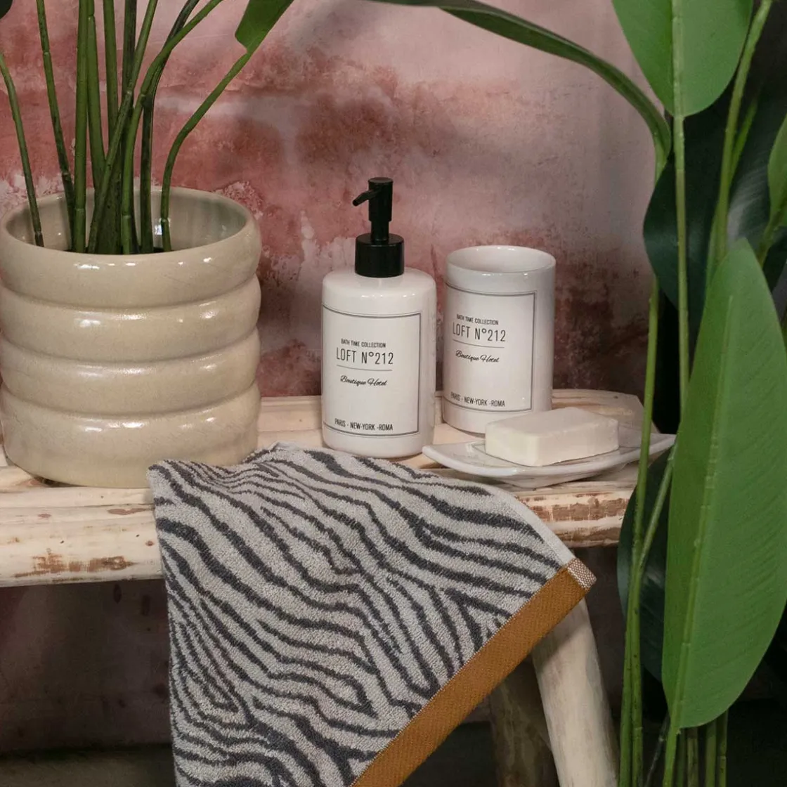 Accesorios De Lavabo>Dispensador para jabón líquido LOFT blanco