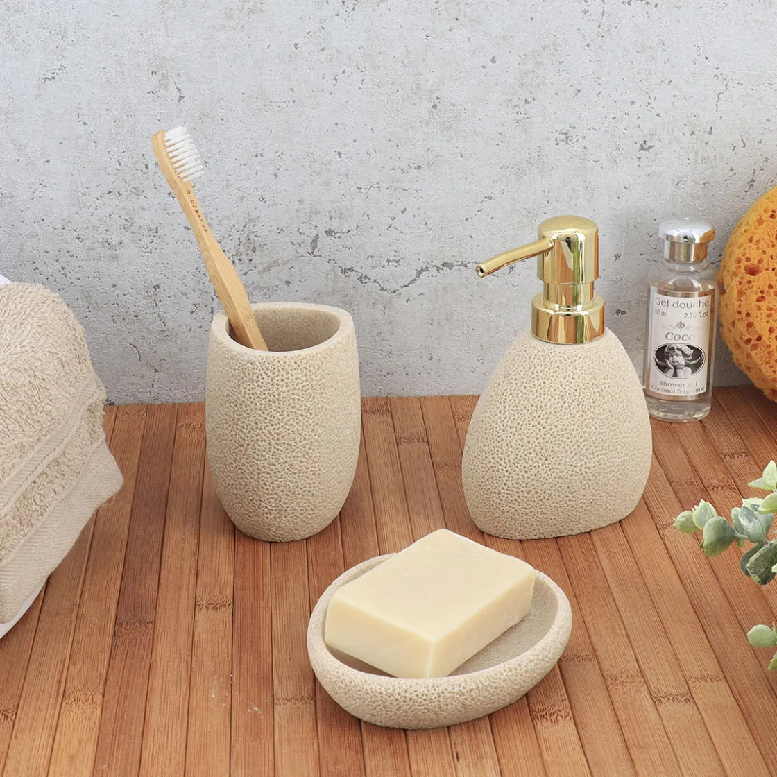 Accesorios De Lavabo>Dosificador de jabón líquido de poliresina 200 ml