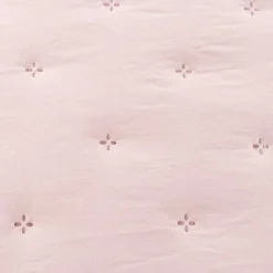 Edredones Y Colchas>Edredón AMALFI rosa con encaje 250x260cm