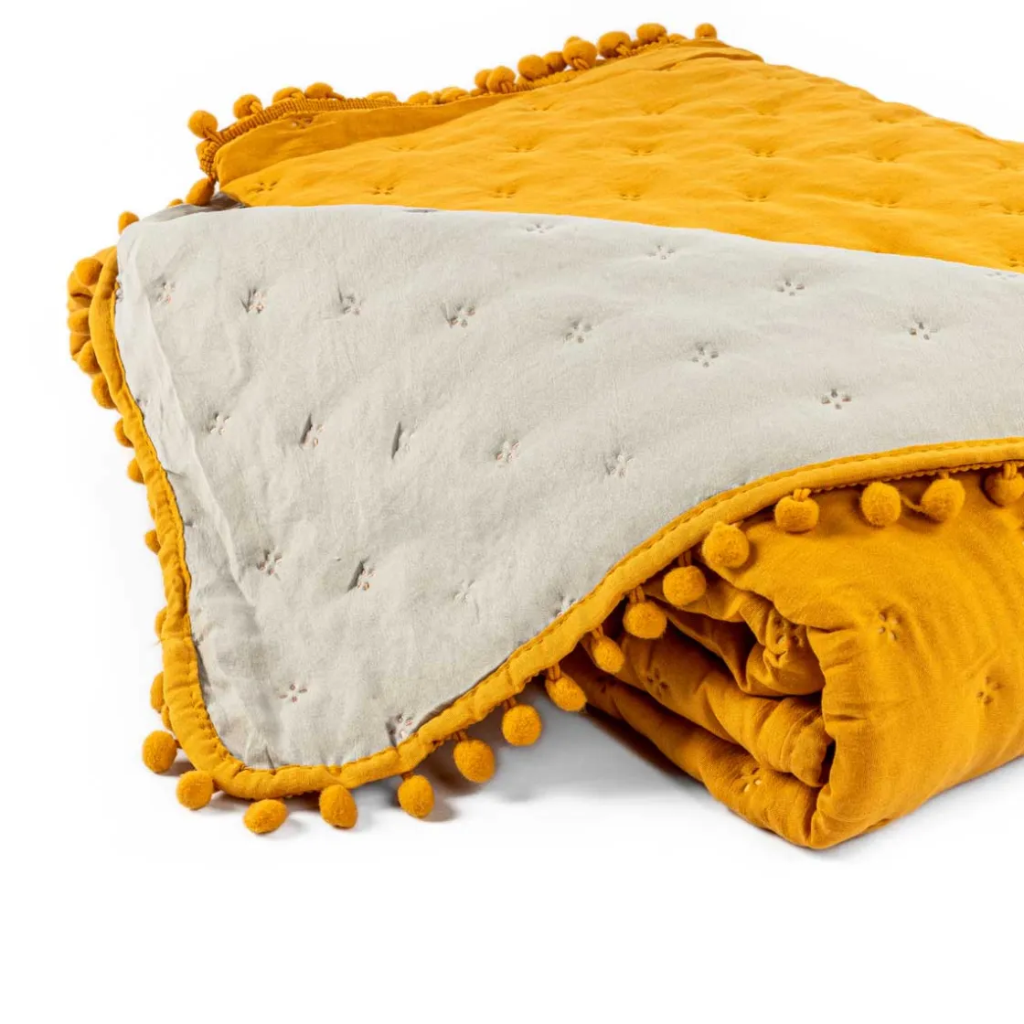 atmosphera4kids Téxtil>Edredón Bear Ocre/Gris 140x220Cm