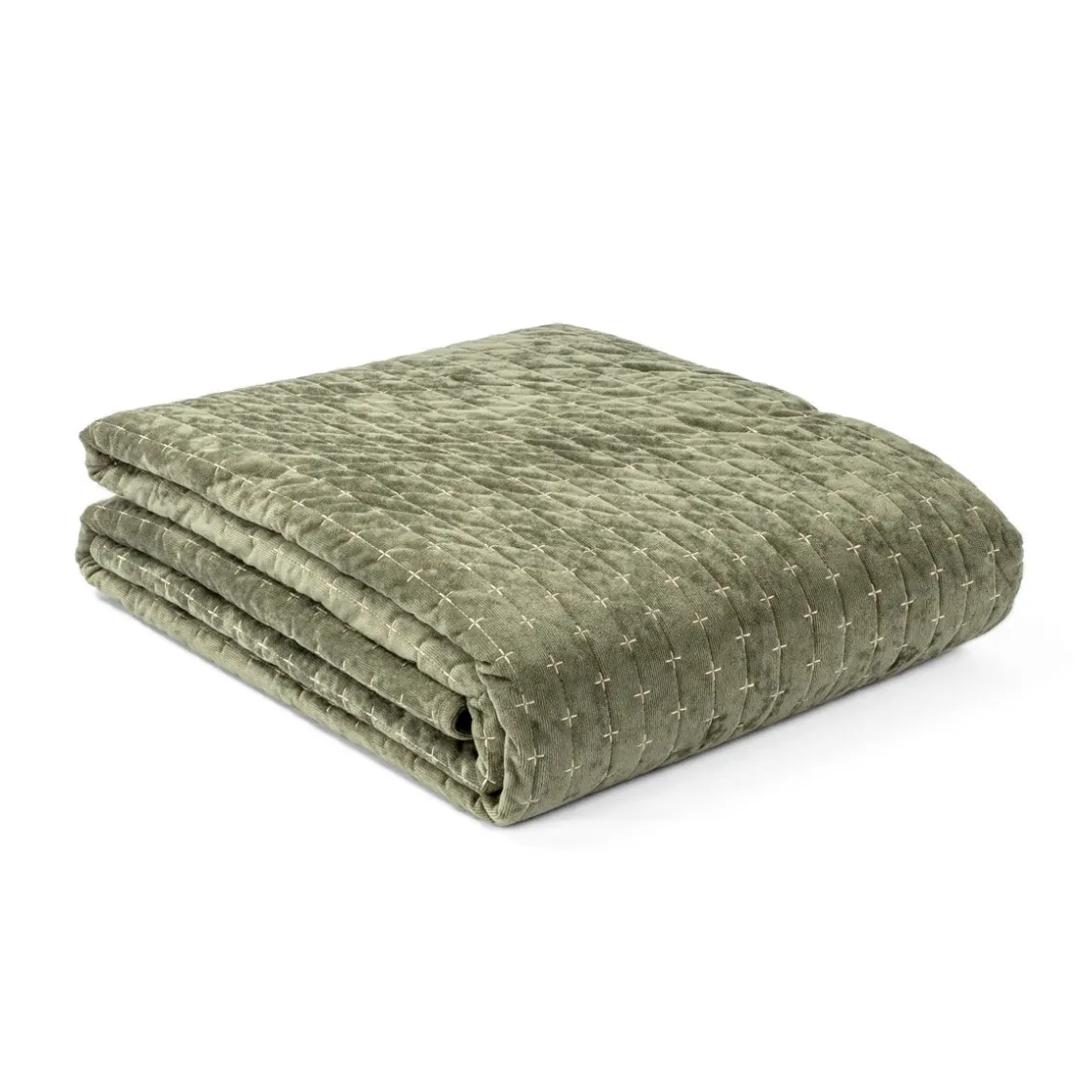 atmosphera Edredones Y Colchas>Edredón Cross Verde 220x240Cm