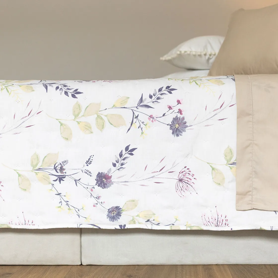 Edredones Y Colchas>Edredón flores ALBA 250x270cm
