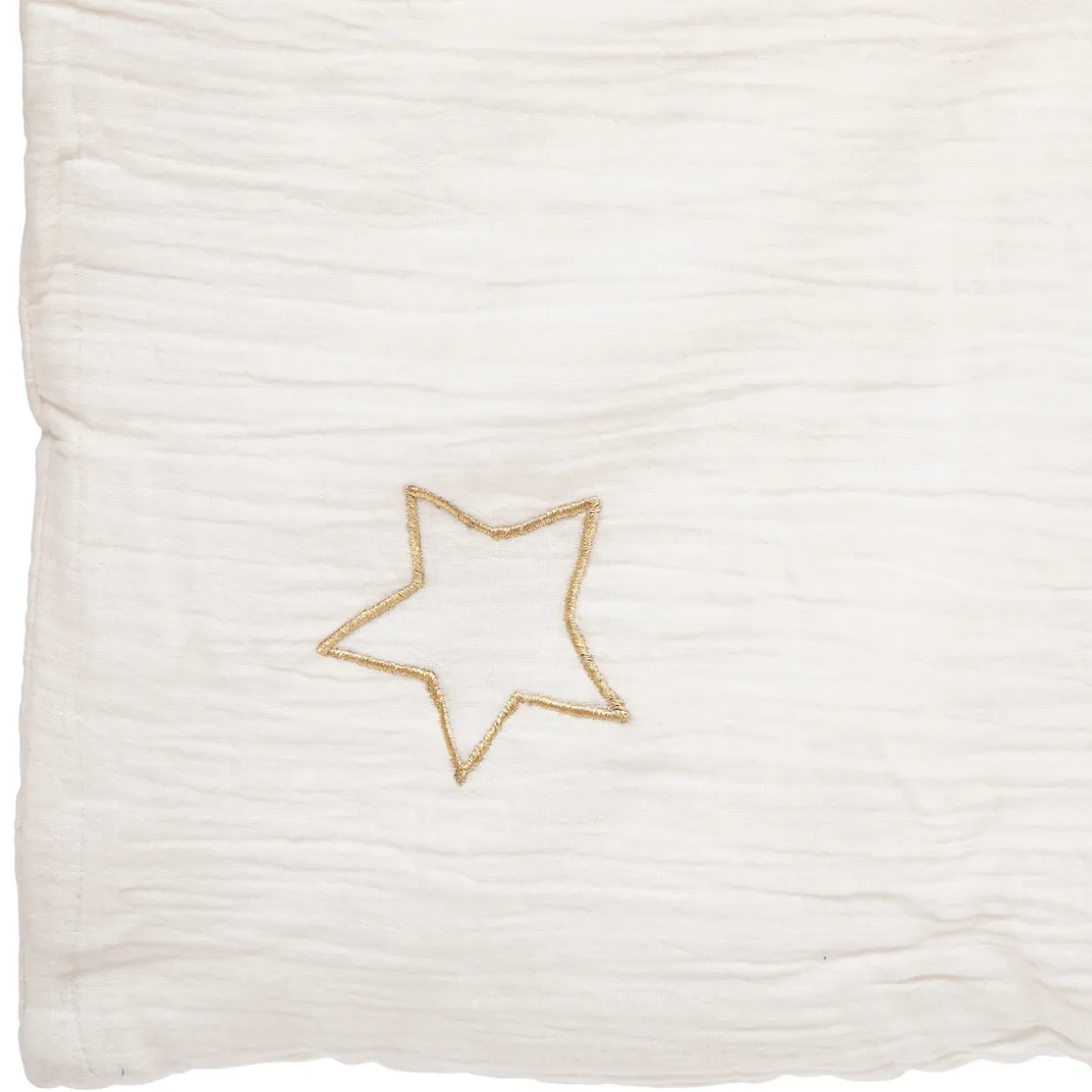 atmosphera4kids Téxtil>Edredón Gaze Blanco 100x140Cm