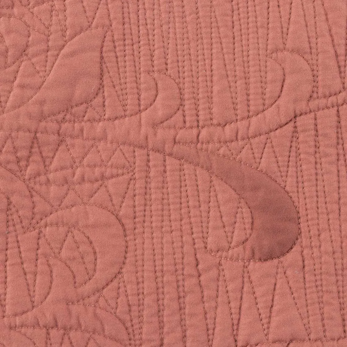 Edredones Y Colchas>Edredón rosa viejo con encaje 220x240cm