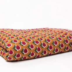 Edredones Y Colchas>Edredón Yucatán Floral Con Ribete 220x240cm