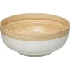Cuencos, Fuentes Y Ensaladeras>Ensaladera De Bambú Modern Blanca 20Cm