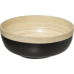 5five Cuencos, Fuentes Y Ensaladeras>Ensaladera De Bambú Negra 20Cm