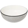 secret d'gourmet Cuencos, Fuentes Y Ensaladeras>Ensaladera Lunis Blanca y Negra 22cm