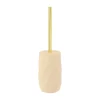 Soportes Papel Higiénico Y Portarrollos>Escobilla De Baño Beige y Dorado