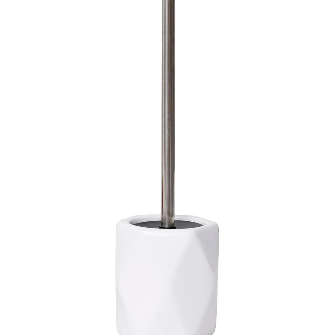 Soportes Papel Higiénico Y Portarrollos>Escobilla De Baño De Metal Blanca