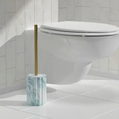 5five Accesorios De Baño>Escobilla wc MARBY blanco de poliresina