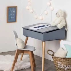 atmosphera4kids Mobiliario>Escritorio Gris Con Almacenaje